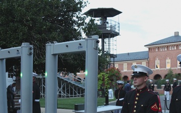 B-Roll: MBW Evening Parade honors Mr. Ricky Buria and the Honorable Dan Scavino