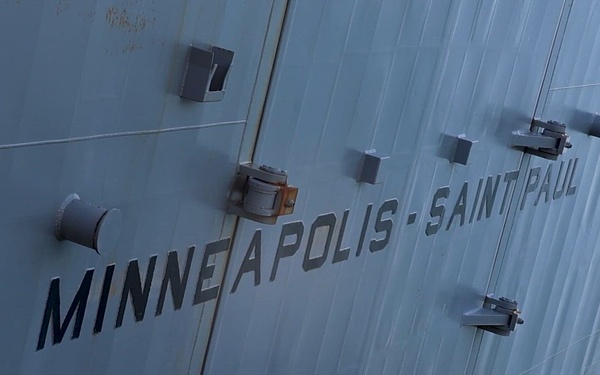 USS Minneapolis-Saint Paul (LCS-21) Departs Mayport