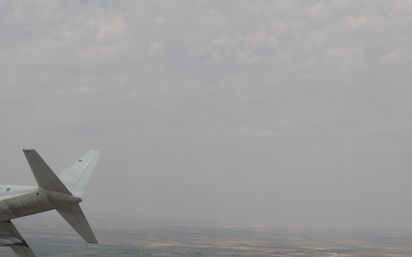 VMGR-152, 153, 252 conduct a formation flight during Evergreen 26