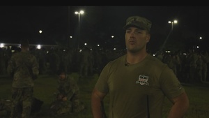 Dogface Soldiers participate in Danish Flyver Ruck March