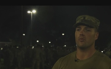 Dogface Soldiers participate in Danish Flyver Ruck March