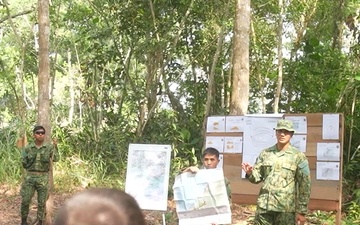 Social 16x9: US Army, Royal Brunei Land Forces conduct land navigation training during Exercise Pahlawan Warrior 26