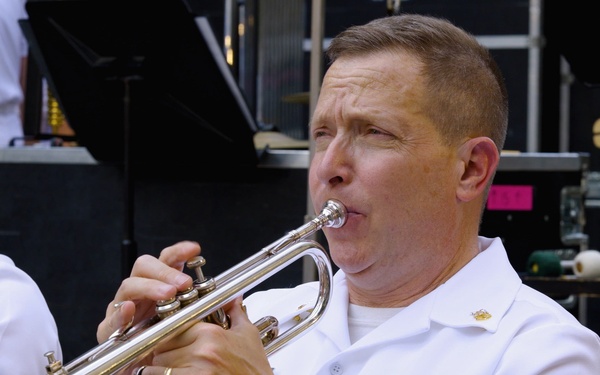 U.S. Navy Band Performs At Concerts On The Avenue