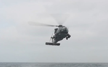USS Ross Conducts Flight Operations