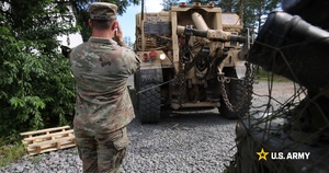 U.S. Soldiers train alongside NATO Allies in Poland on wheeled vehicle recovery techniques