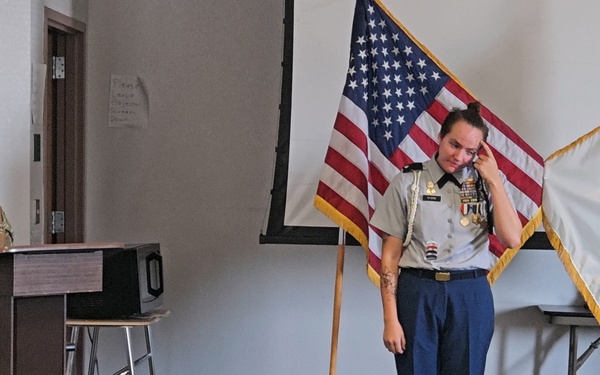 Valey student recognized as first high school senior to enlist in US Army.
