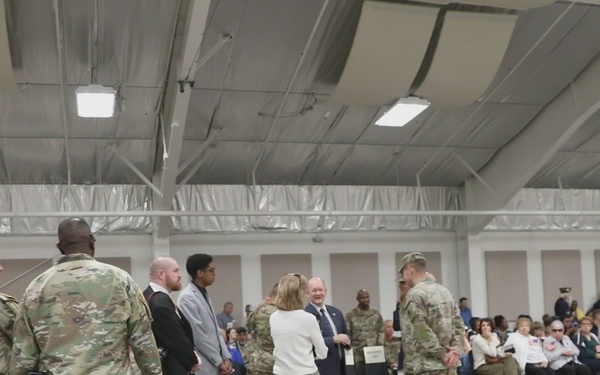 Alpha Company, 198th Expeditionary Signal Battalion Deployment Ceremony
