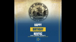 NAVFAC Washington Commanding Officer Marks Command's 184th Birthday