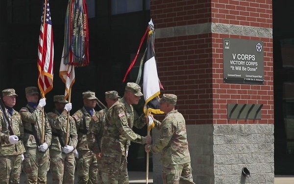 V Corps Assumption of Command Ceremony