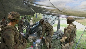 4th Battalion, 319th Airborne Field Artillery Regiment, 173rd Mobile Brigade Combat Team (Airborne) Conducts Dry-Fire Drills