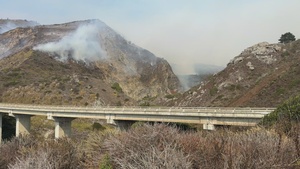 Plaskett Fire near Willow Creek