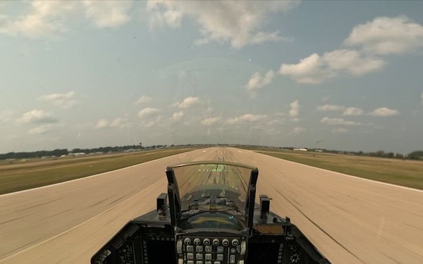 F-16 Viper Demo Oshkosh 2026 flight b-roll