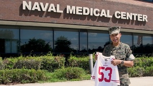 HM3 Brown Camp Lejeune NFL Shout Out