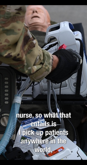 86th Aeromedical Evacuation Squadron and 86th Medical Group Critical Care Air Transportation Team bring care to the air