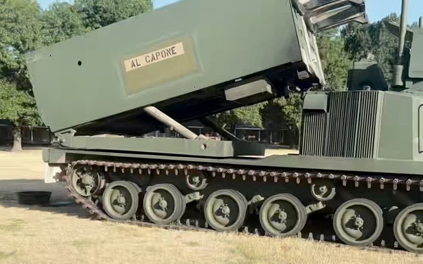 MLRS Crew Prepares for 75th Field Artillery Brigade Change of Responsibility