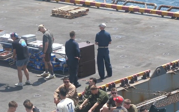 USS Boxer, 11th MEU Host Crew Morale Day