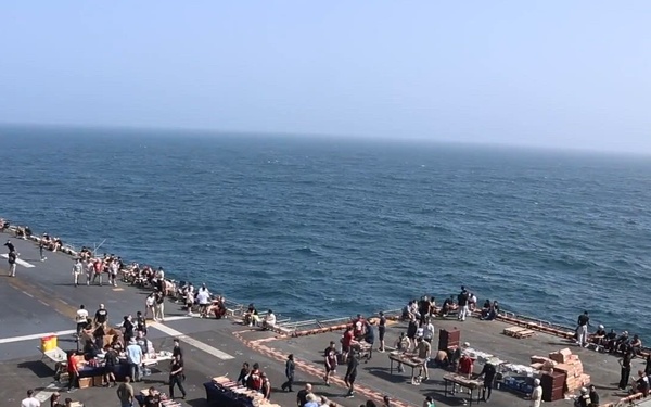 USS Boxer, 11th MEU Host Crew Morale Day