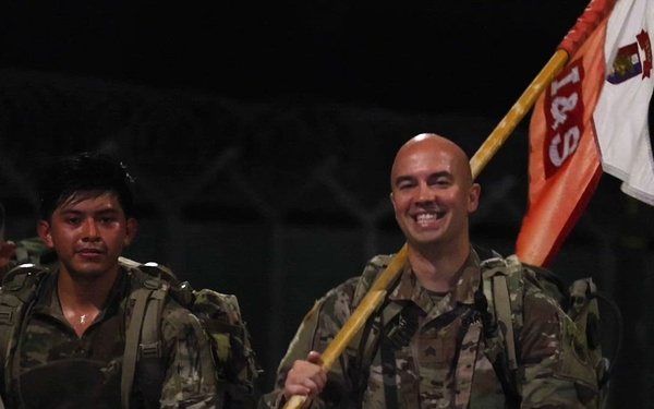 Vicenza military community tackles Danish Flyver Ruck March