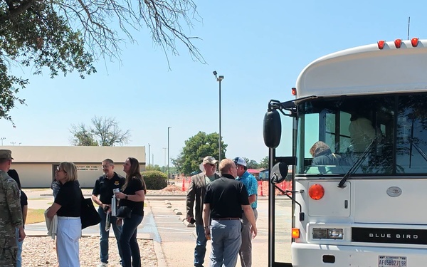 2026 Honorary Commanders tour Wing Staff Agencies