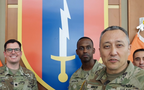 1st Signal Brigade Command Team Farewell to MG Jacqueline D. McPhail