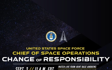 US Space Force Chief of Space Operations Change of Responsibility Ceremony