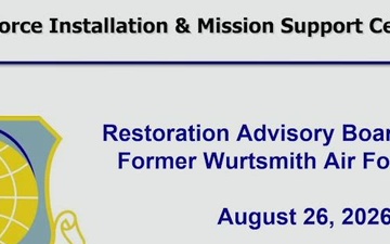 Former Wurtsmith AFB Restoration Advisory Board Meeting - Aug 26, 2026