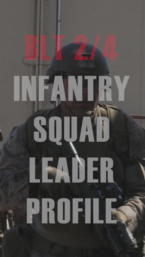 13th MEU | BLT 2/4 Infantry Squad Leader Profile
