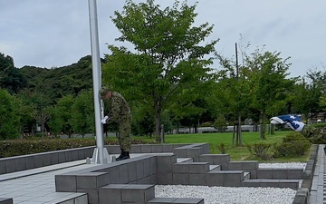 US, Japanese Forces Host Flag Raising Ceremony for Exercise YamaSakura 91