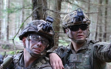 U.S. Soldiers compete in British Masurian Patrol Competition in Poland