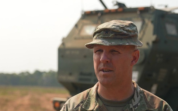 Brig. Gen. Ed Matthaidess Reflects on HIMARS Live-Fire Event at SGS26