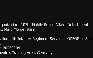 Opposing Forces Company Commander Discusses Role at Saber Junction 26