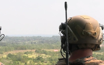 Super Garuda Shield 26: MRF-D Marines, Indonesian, Canadian and Japanese forward observers conduct joint land-strike live fire