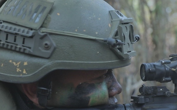 U.S. Army Soldiers participate in a jungle field training exercise