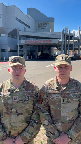 Capt. Kevin Mee and LT. Riggs Eagles shout-out