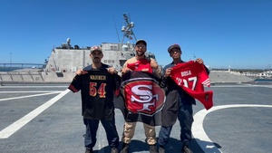 LTJG Antonio Hinds-Parks - 49ers Shout-out