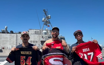 LTJG Antonio Hinds-Parks - 49ers Shout-out