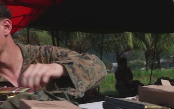 B-Roll: Super Garuda Shield: MRF-D Marines, Indonesian marines, Korean marines perform live-fire range