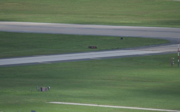 VC-25B Bridge and joint F-35 aircraft conduct flyover, staging for Freedom 250