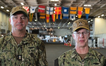 CNO and MCPON thank Lincoln Sailors, send off Roosevelt