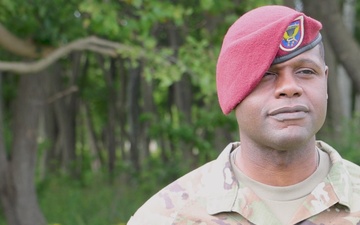 U.S. Army Command Sgt. Maj. Kendrick Daniels Speaks on Combat Readiness.