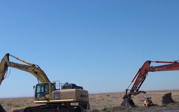 Oregon National Guard, U.S. Navy Break Ground on $12 Million Machine Gun Range in Boardman