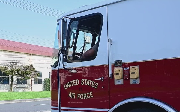 Fire Fighter Training Spotlight Broll Version