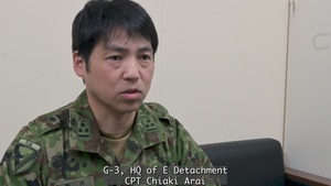 Japan Ground Self- Defense Force Capt. Chiaki Arai Discusses Coordination for YS91