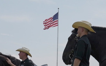 Military Mounted Battallion Retirement Ceremony