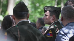 U.S. and British Army leaders commemorate the 82nd anniversary of the Battle of Osowe Grzędy in Poland — B-roll