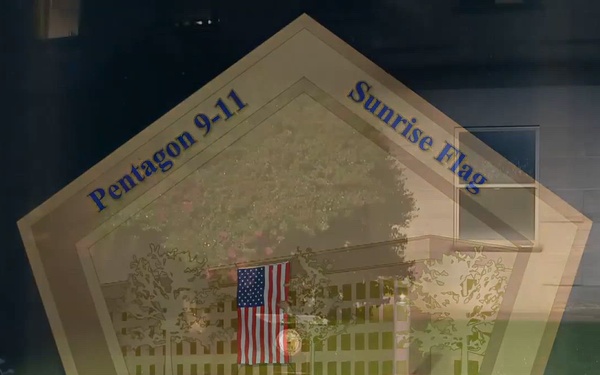 Pentagon 9-11 Flag Unfurling Ceremony