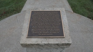 The Rock Island Arsenal 9/11 Memorial plaque
