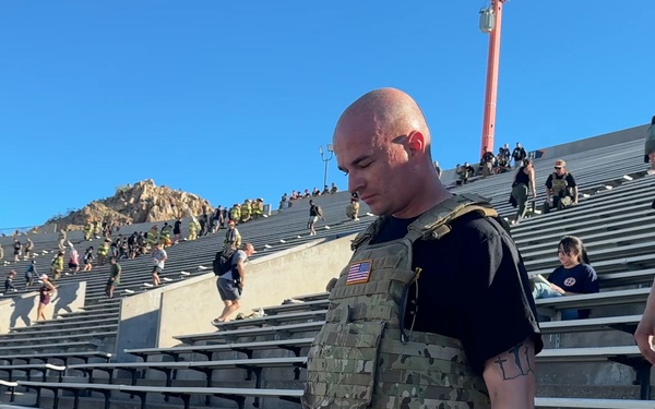 1AD Soldiers, El Paso community honor fallen first responders at annual UTEP 9/11 Memorial Stair Climb