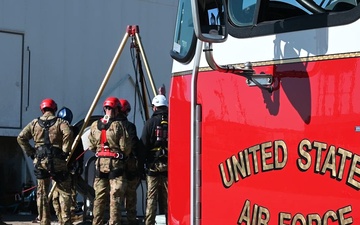 91st Missile Wing conducts launch facility fire rescue exercise