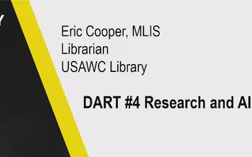 DART#4 Research and AI Basics